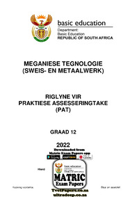 Mechanical Technology PAT GR 12 2022 (Welding and Metalwork) Afr.pdf